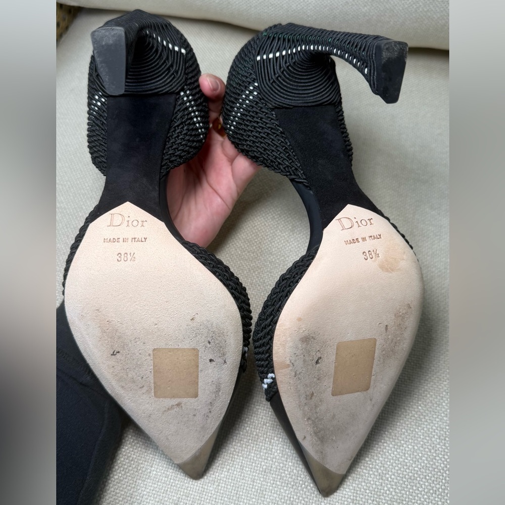 Christian Dior Moderknit Dorsay Heel EU SIZE 38.5 - Picture 6 of 9